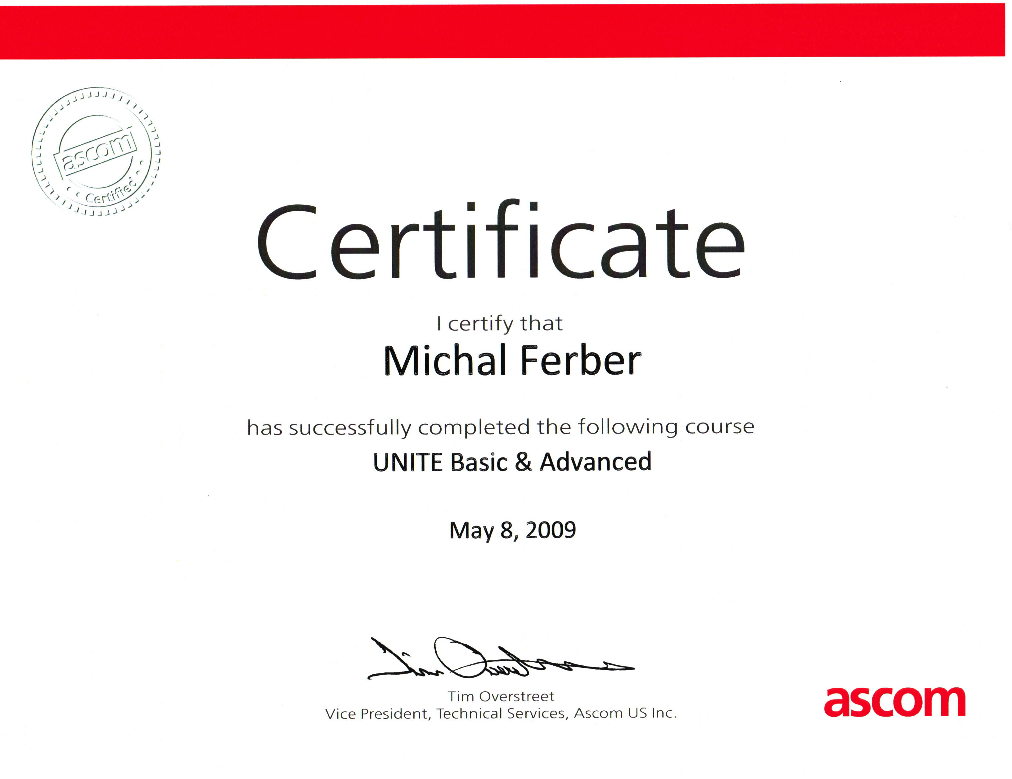 2009 05 08 Ascom UNITE